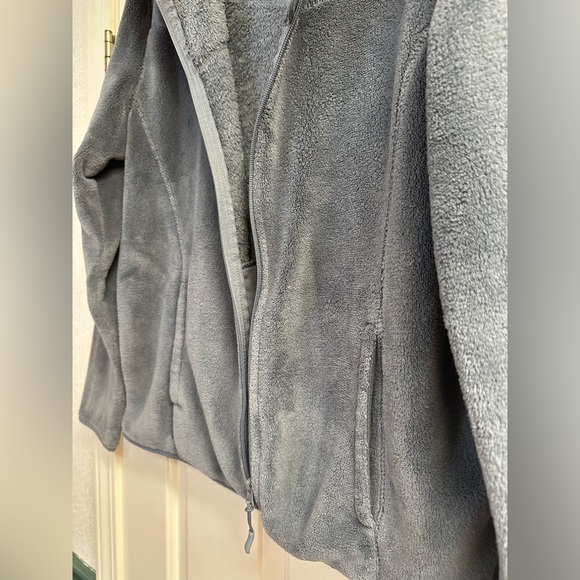 Danskin Now Fleece Zip Up Jacket Super Soft Plus X-Large 16/18 Grey - Picture 8 of 16